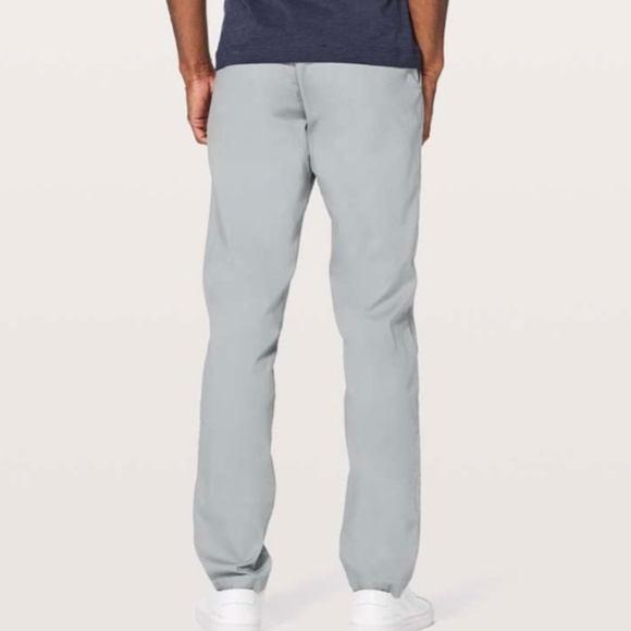Lululemon Commission Classic Swift Cotton Pant - Men's Size 34 X 32 - Gray - Picture 2 of 14